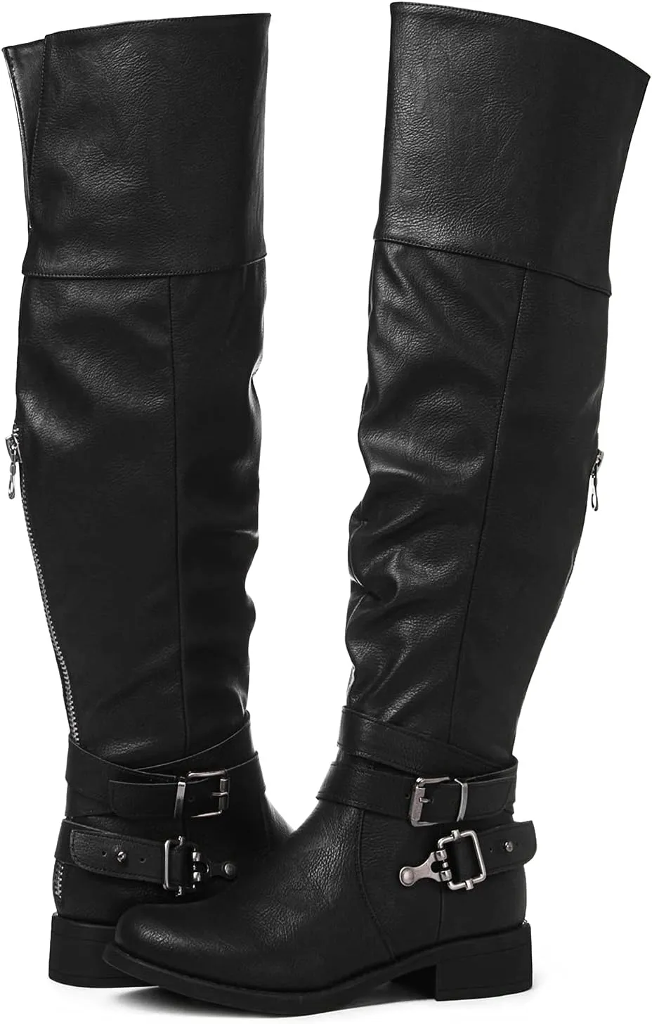GLOBALWIN Women's Over The Knee Thigh High Boots