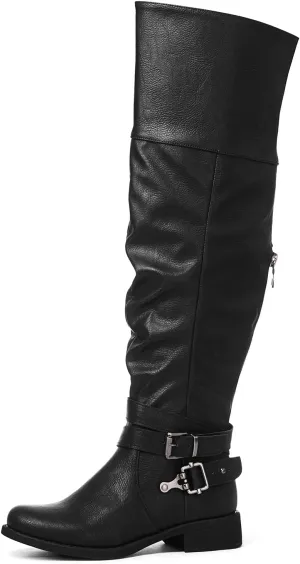 GLOBALWIN Women's Over The Knee Thigh High Boots