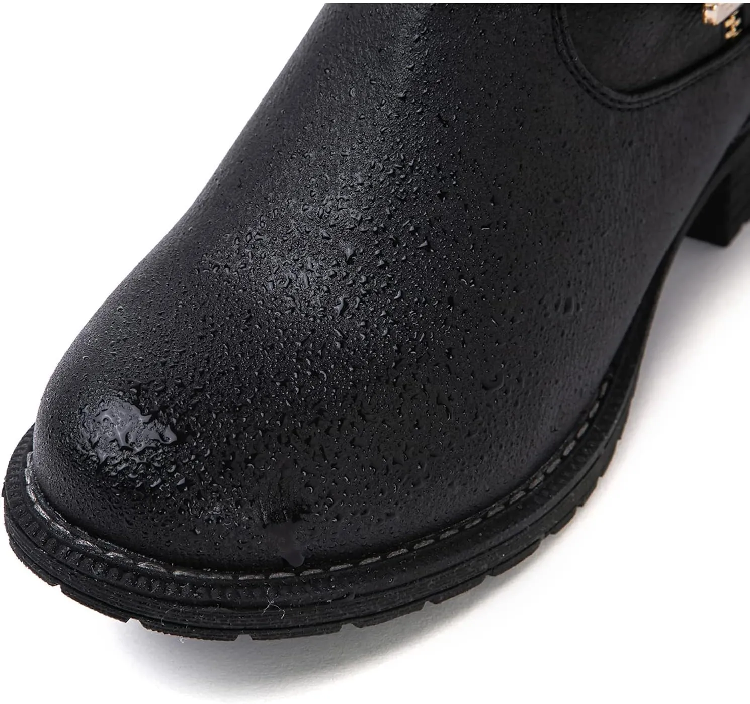 GLOBALWIN Women's Quilted Knee-High Fashion Dressy Riding Boots