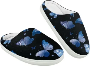 GOSTONG Kids Slippers Easy Slip-on House Slippers for Girls Boys Slip Resistant Non Slip Soft Indoor Walking Shoes White 9-16