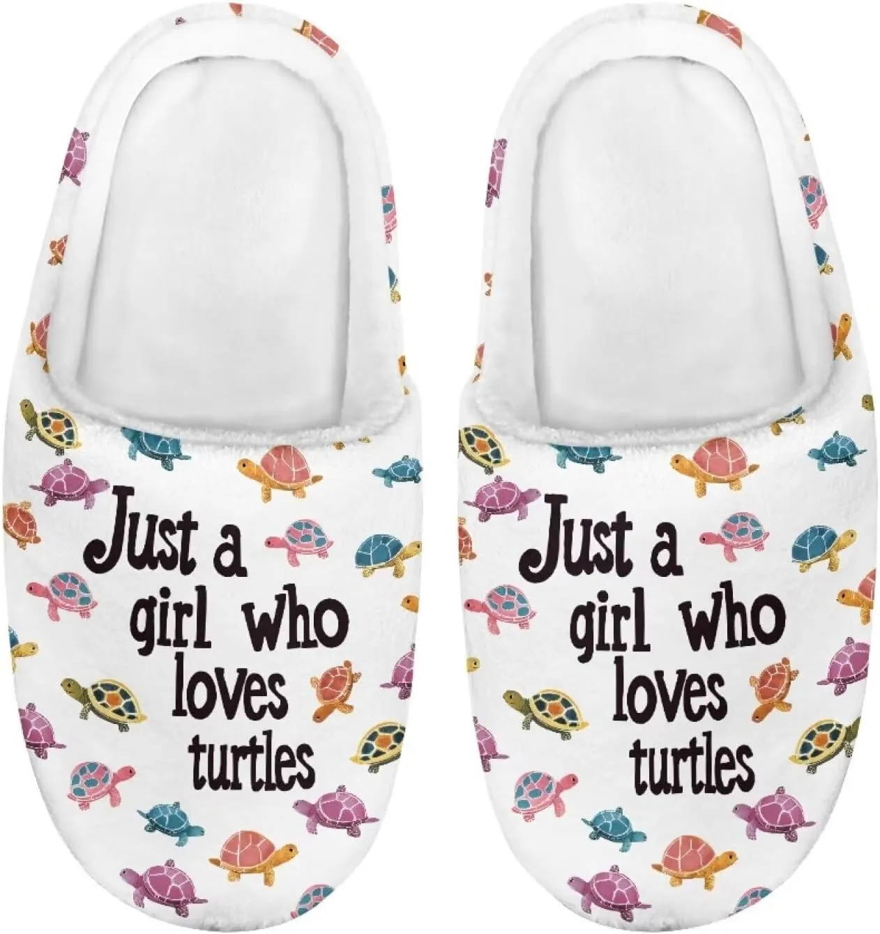 GOSTONG Kids Winter Slippers with Warm Fuzzy Lined Soft Fluffy Plush Slippers Boys Girls Non Slip Home Cotton Shoes US 9-15