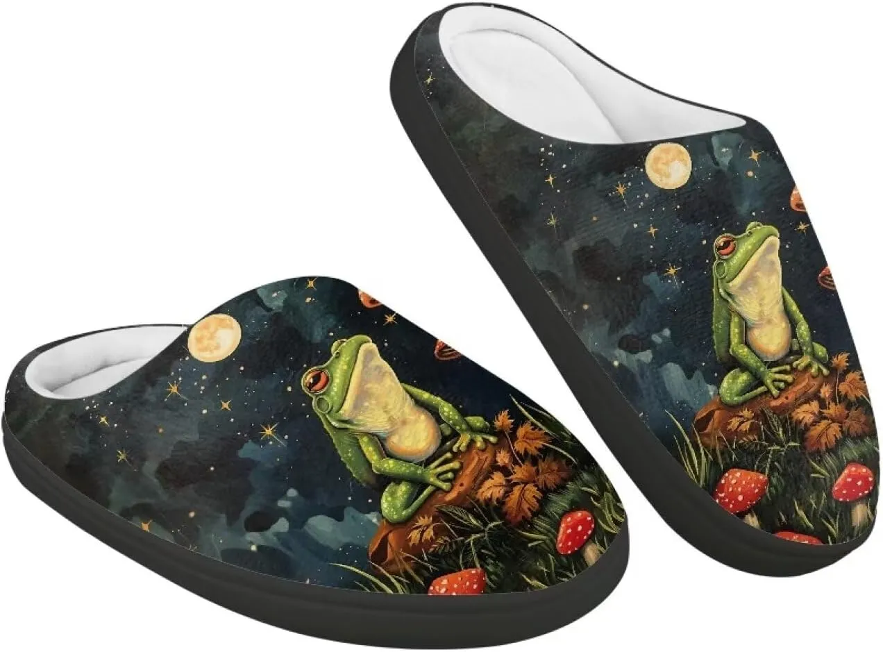 GOSTONG Unisex Kids Slippers Warm Plush Soft Winter House Slippers Non Slip Girls Boys Comfort Home Shoes US 9-15 Black Sole