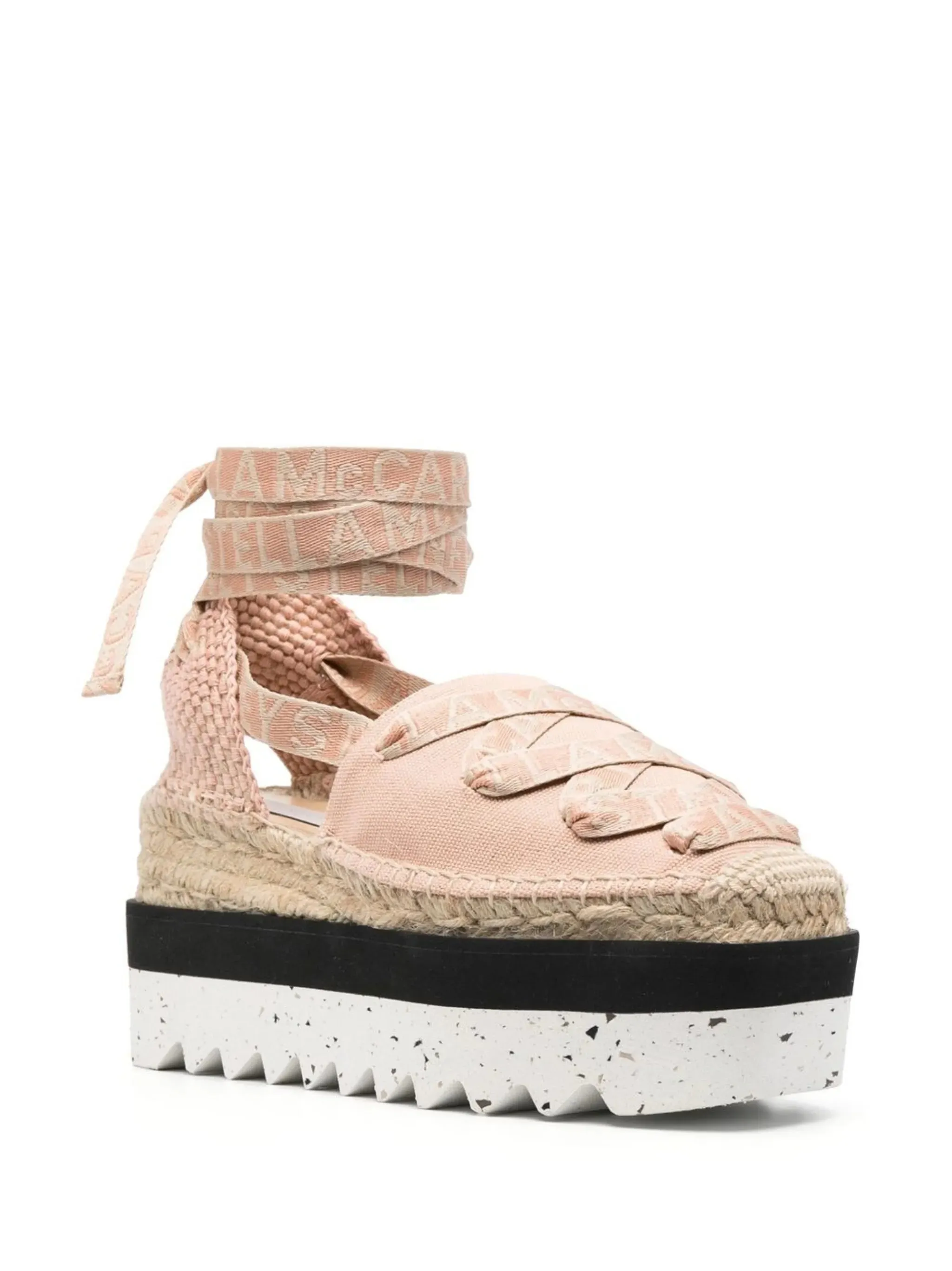 Great savings flatform Data-driven 85mm espadrilles logo-print