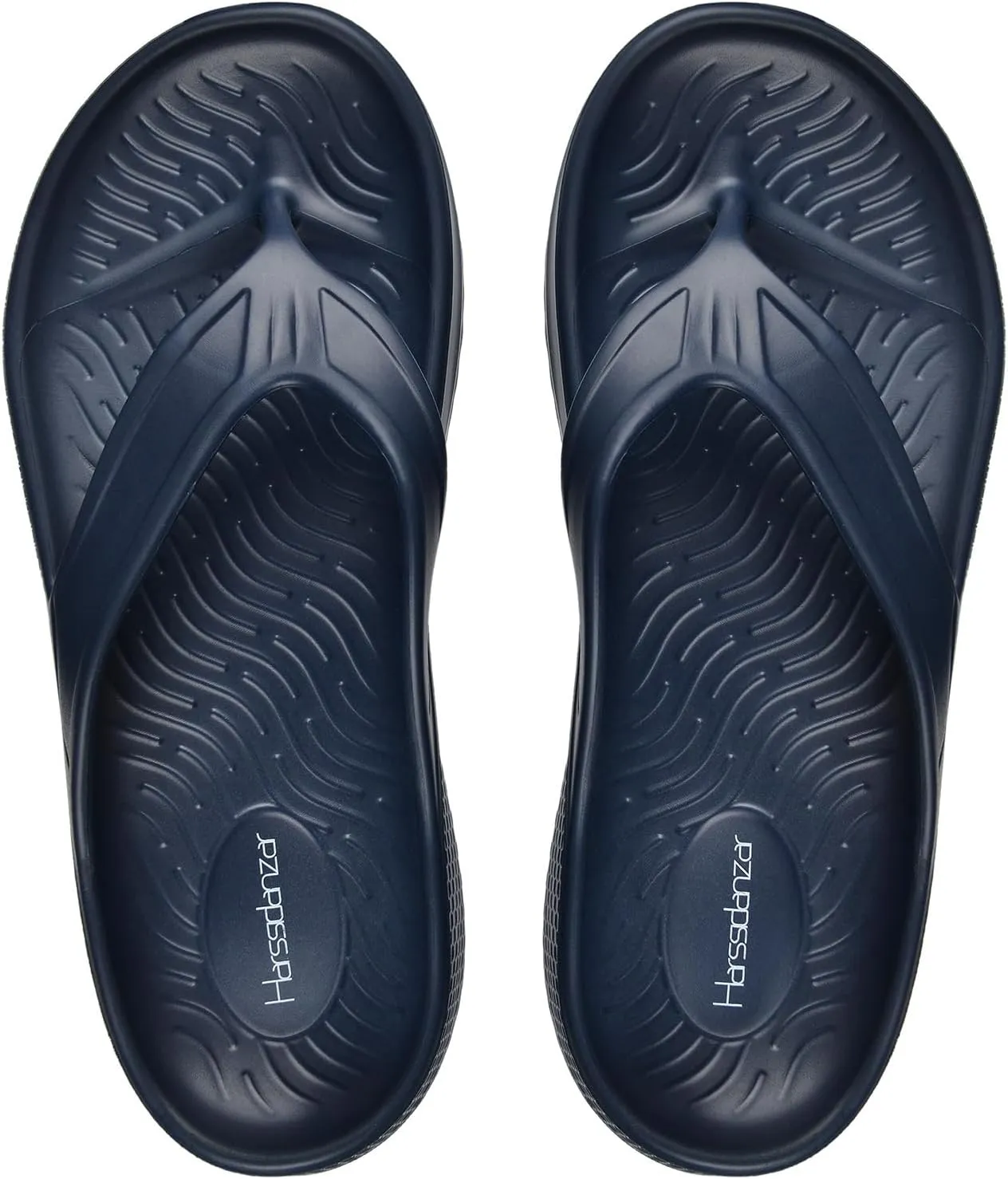 Harssidanzar Men's Beach Flip Flop,Quick Drying Soft Lightweight Shower Shoes Sandals KM241US