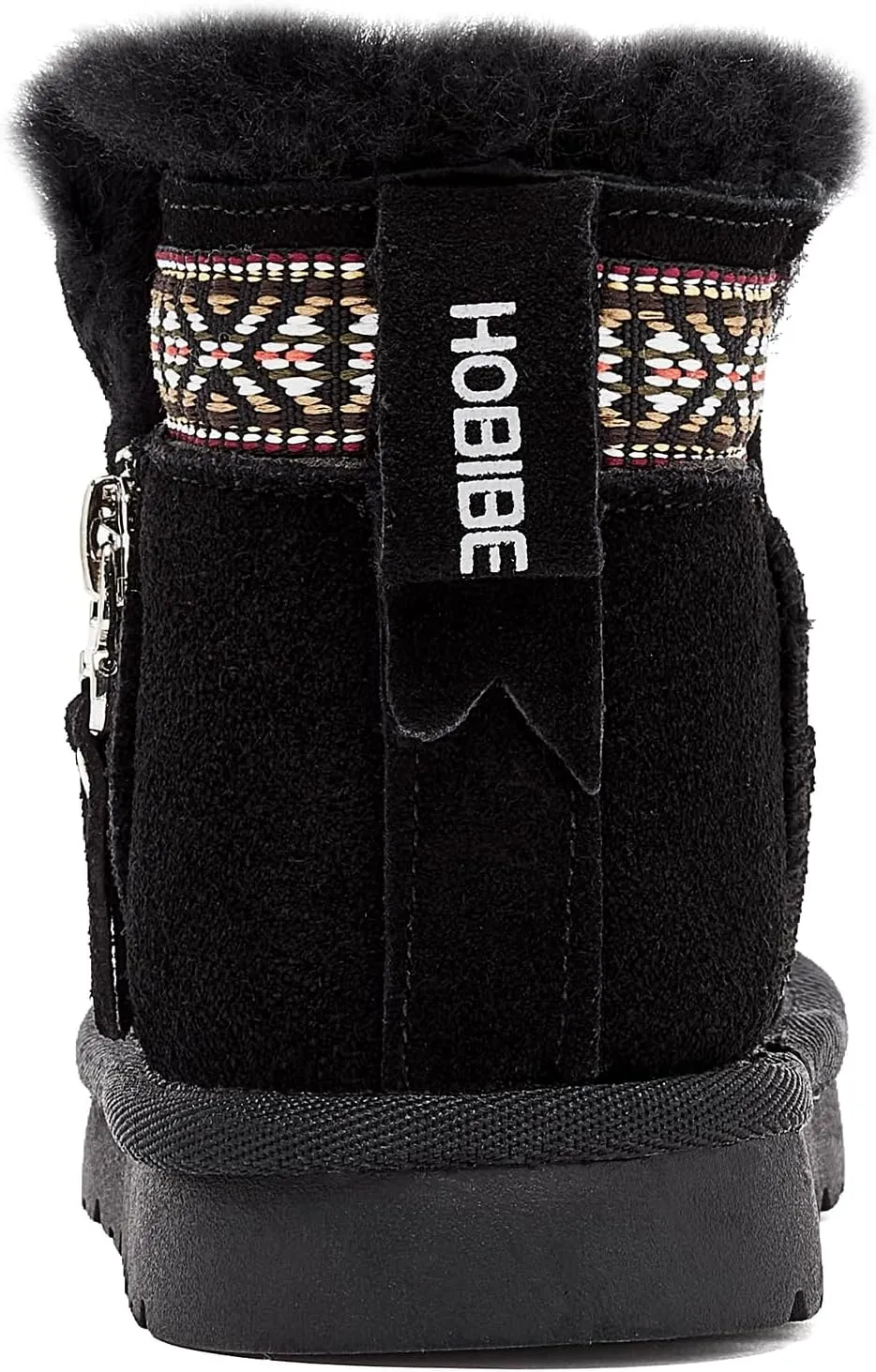 HOBIBEAR Toddler Snow Boots Winter Ankle Boots for Boys and Girls with Warm Faux Fur Lining