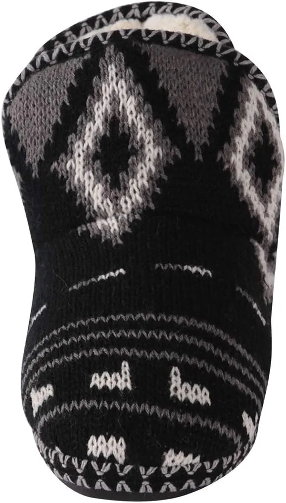 Home Slipper Bootie Slippers Women's Woolen Yarn Plush Lining Fuzzy Warm Indoor Ankle Boots