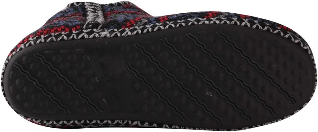 Home Slipper Bootie Slippers Women's Woolen Yarn Plush Lining Fuzzy Warm Indoor Ankle Boots