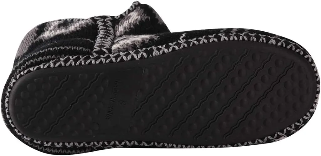 Home Slipper Bootie Slippers Women's Woolen Yarn Plush Lining Fuzzy Warm Indoor Ankle Boots