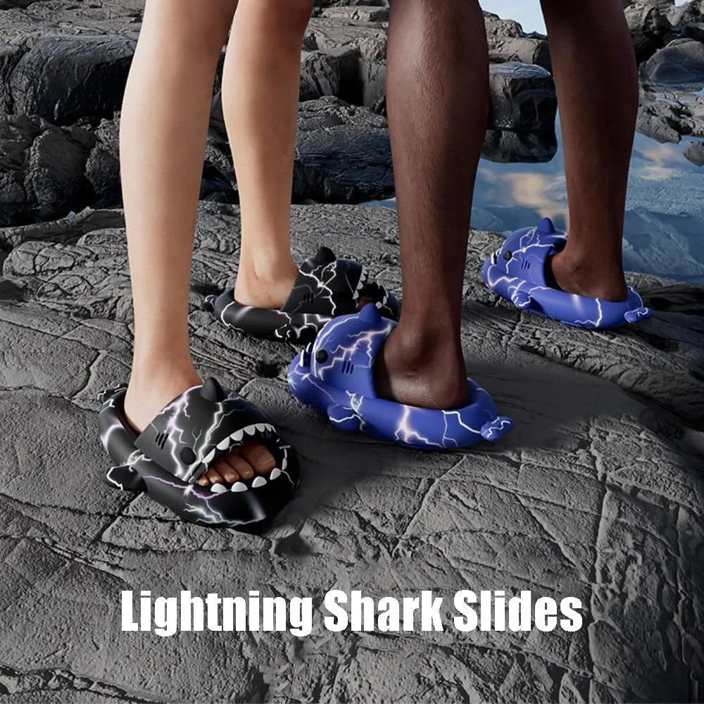 Hrtesus Sharklas, Aldult Sharklas Originales, Sharky Chanclas, Shark Slides for Women and Men