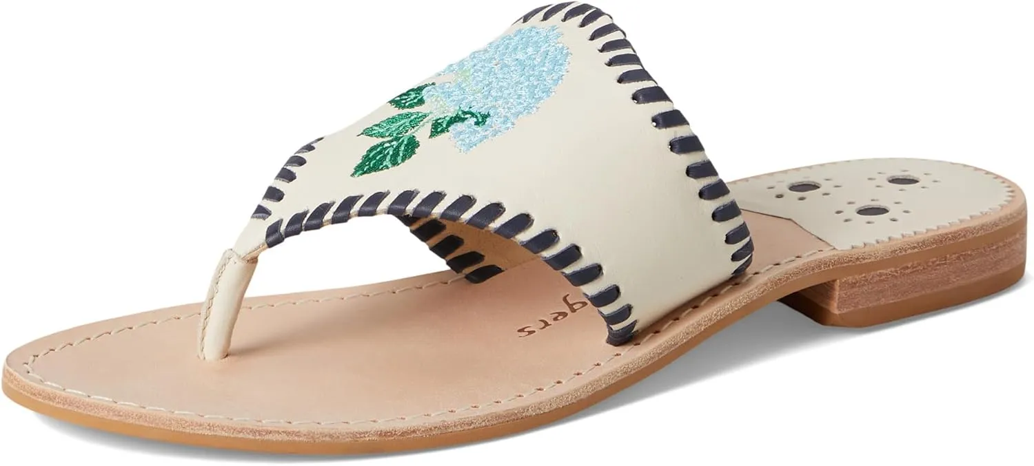 Jack Rogers Women's Jacks Hydrangea Flat Sandal