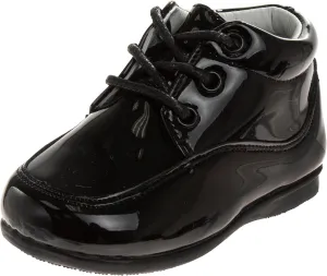 Josmo Baby Boy Girl First Walking Shoes Classic Boots Soft Leather Formal Crib Shoes Size Infant - Toddler