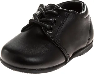 Josmo Baby Boy Girl First Walking Shoes Classic Boots Soft Leather Formal Crib Shoes Size Infant - Toddler