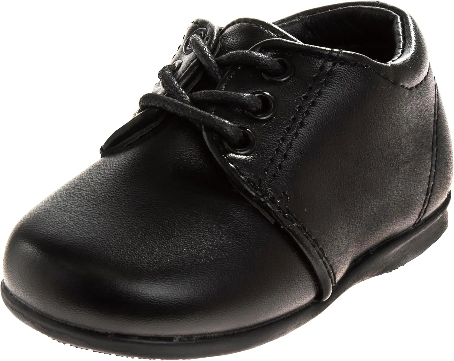 Josmo Baby Boy Girl First Walking Shoes Classic Boots Soft Leather Formal Crib Shoes Size Infant - Toddler