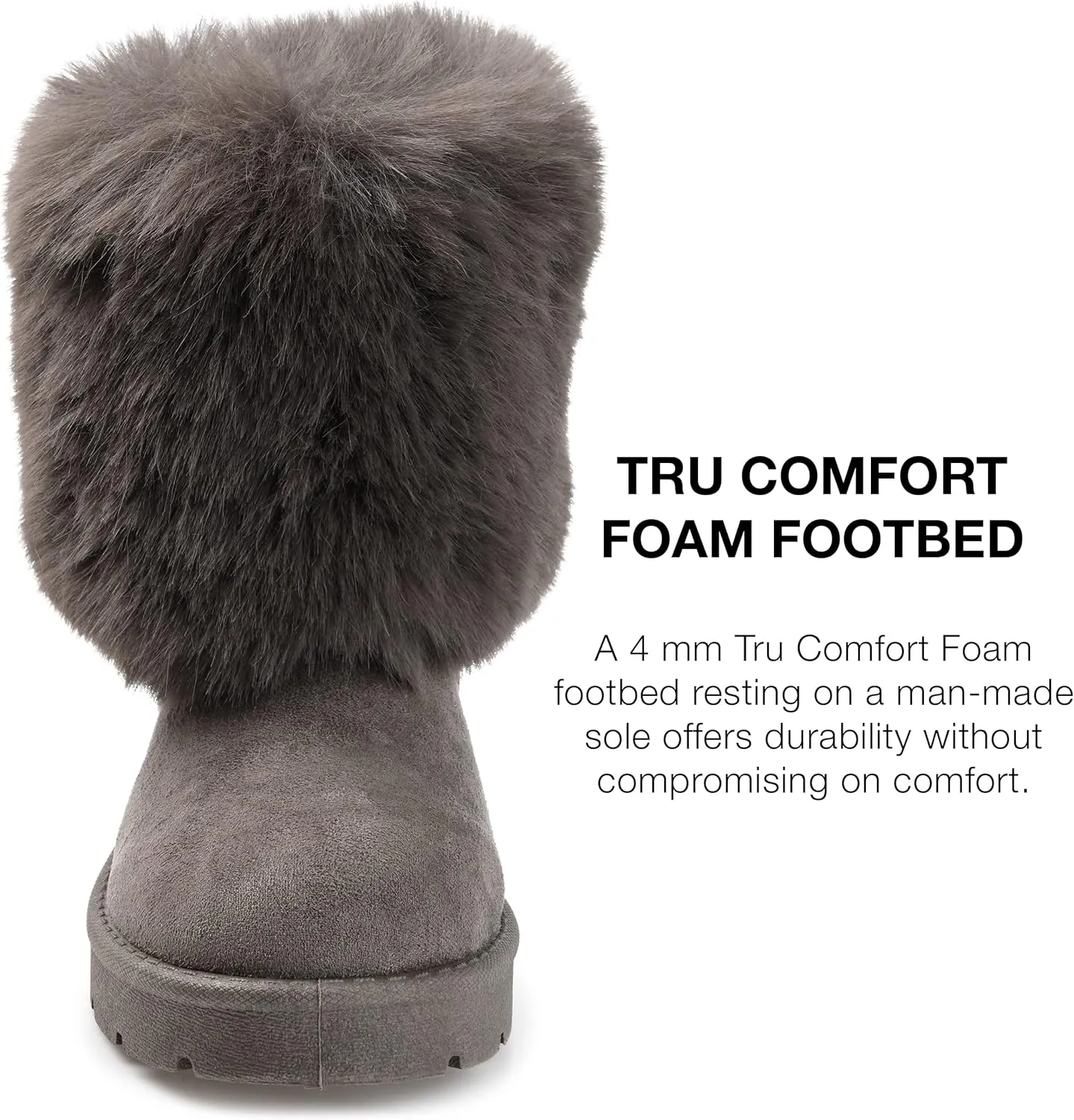 Journee Collection Women's Tru Comfort Foam Shanay Boot Mid Calf