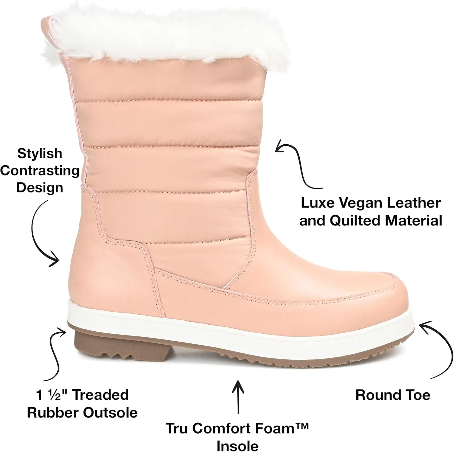 Journee Collection Women's Winter and Snow Boots