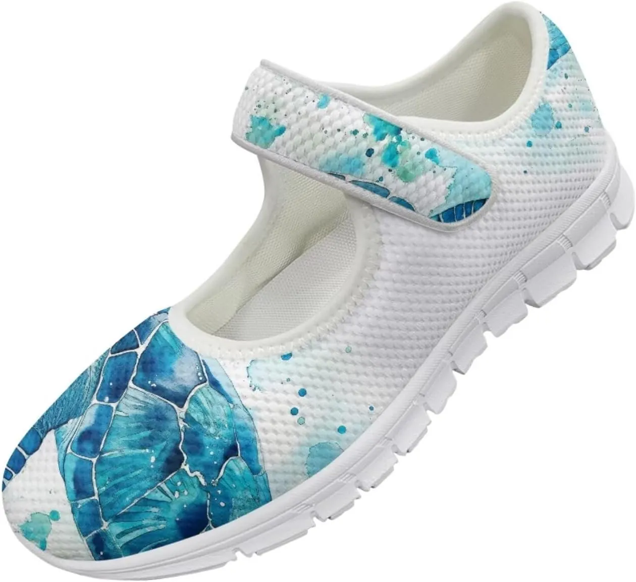 JoyLamoria Rainbow LGBT Walking Shoes Y2K Leopard Flats Arch Support Travel Working Nurse Shoes Light Wight Diabetic Shoes