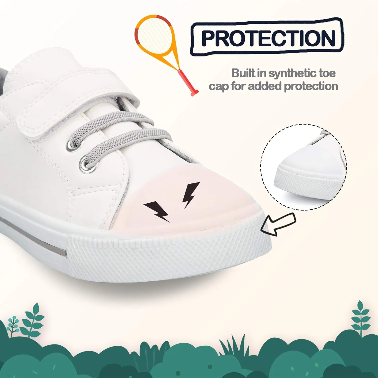 K KomForme Toddler Shoes Boys Girls Canvas Sneakers Size 4-13