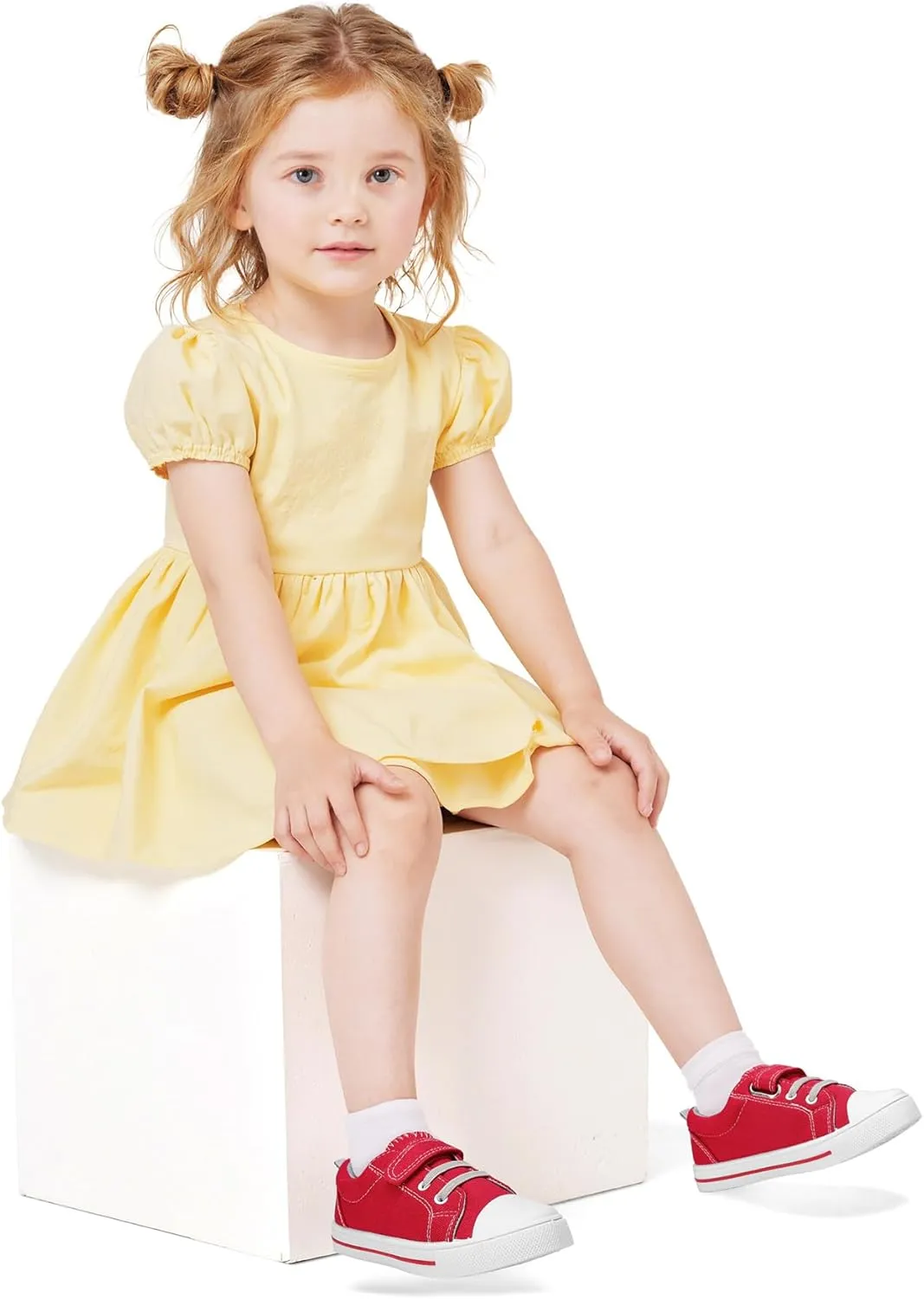 K KomForme Toddler Shoes Boys Girls Canvas Sneakers Size 4-13