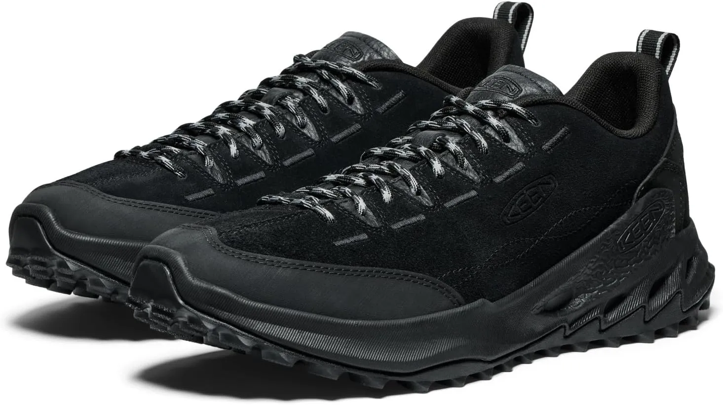 KEEN Men's Jasper Zionic Durable Tread Suede Climbing Approach Style Hiking Shoes