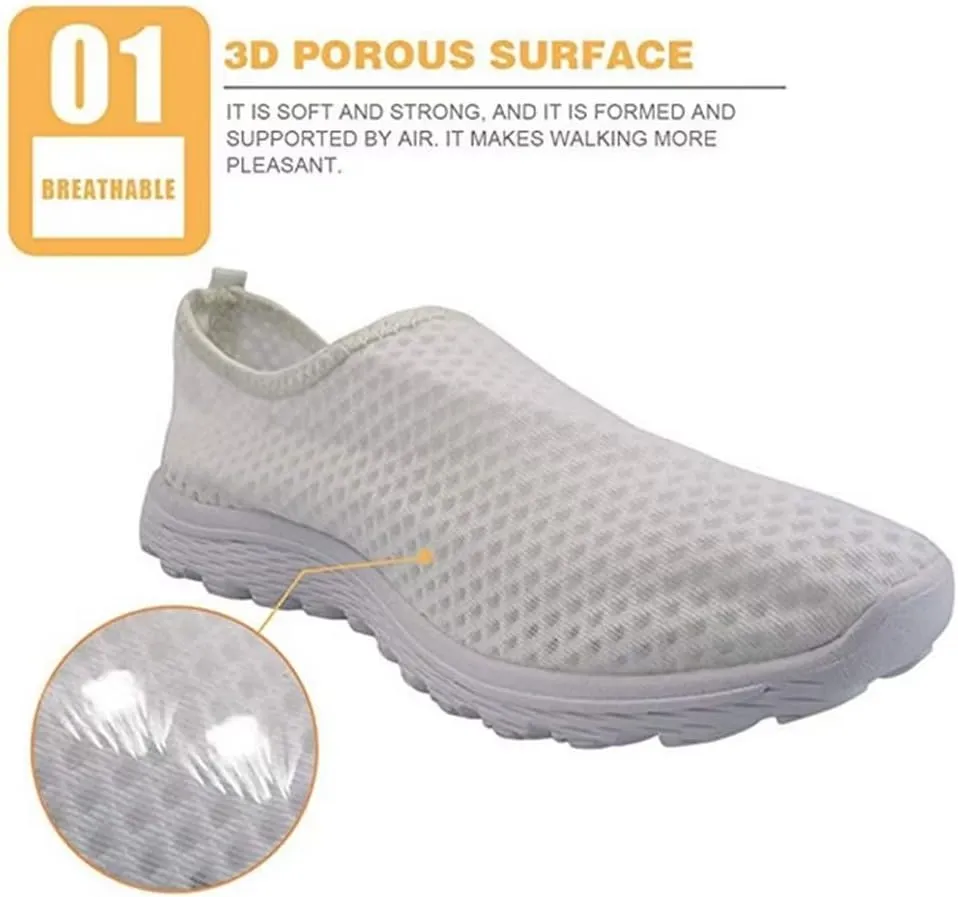 KEIAHUAN Running Shoes Womens Lightweight Athletic Running Shoes Breathable Casual Mesh Flats Sneakers