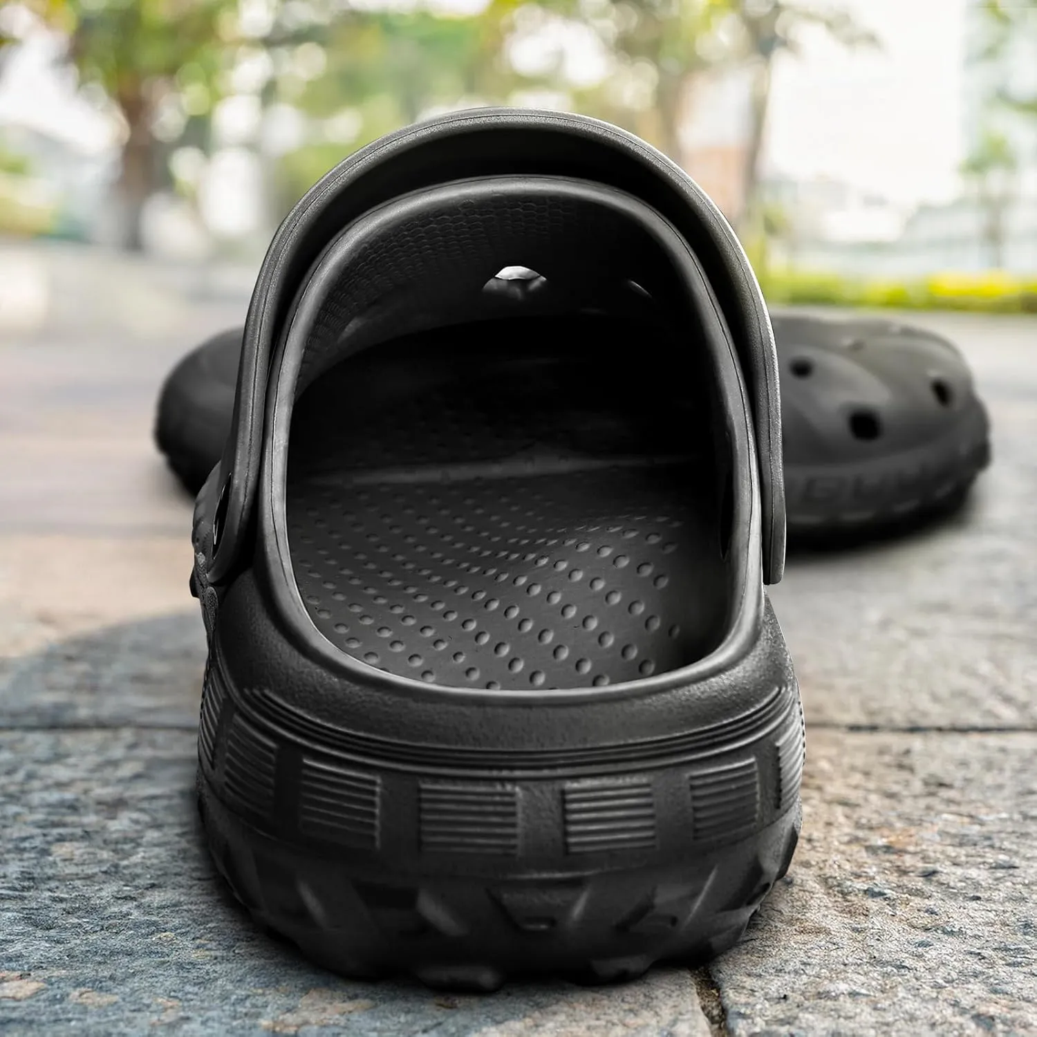 KEMISANT Men Clogs-Comfortable Mules Sandals Watershoes for Men Women Cushioned Footbed Arch Support-Lightweight EVA