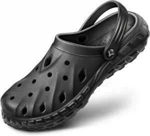 KEMISANT Men Clogs-Comfortable Mules Sandals Watershoes for Men Women Cushioned Footbed Arch Support-Lightweight EVA