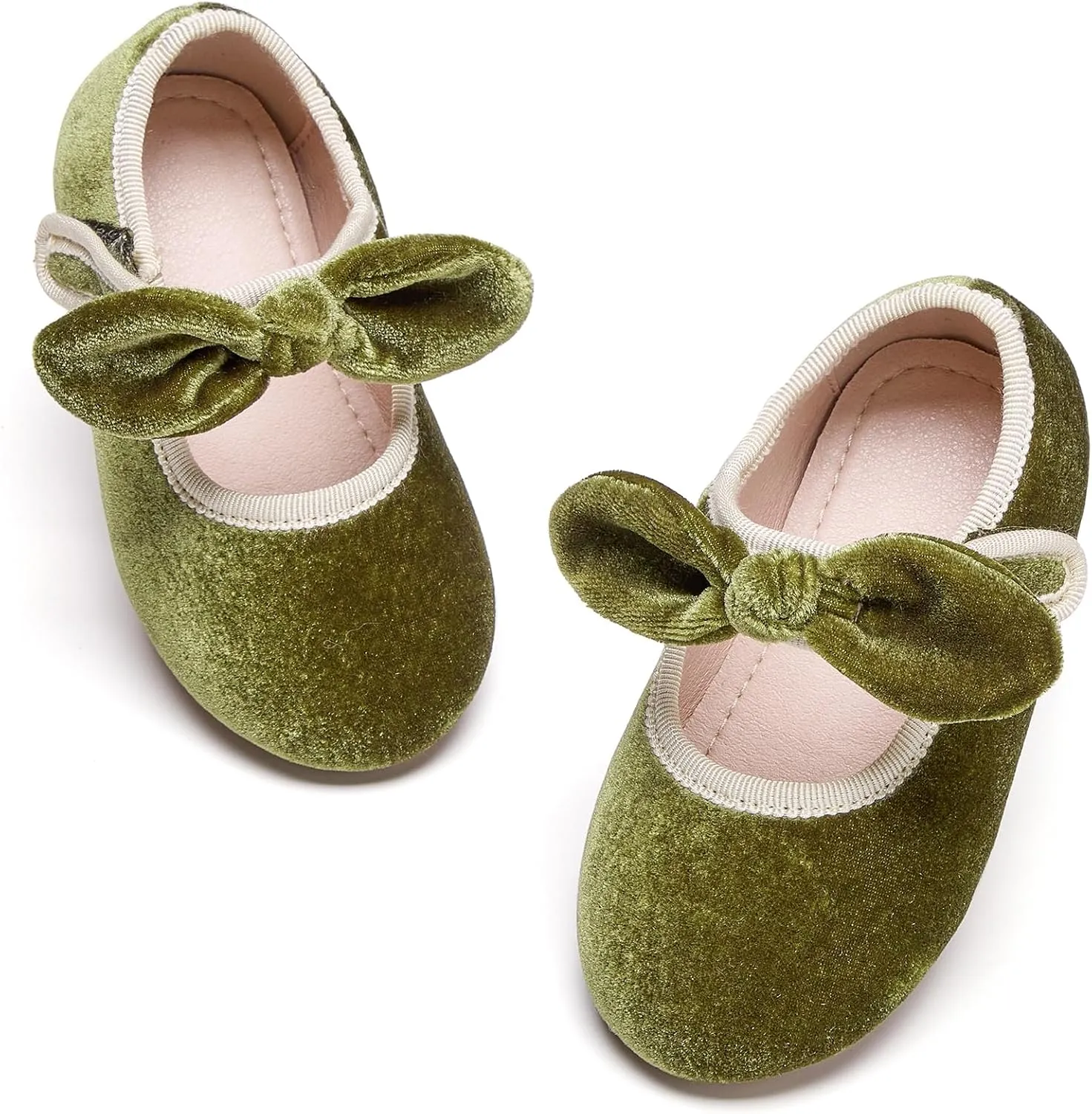 Kiderence Little Toddler Girls Dress Shoes Ballerina Ballet Flats Kids Mary Janes