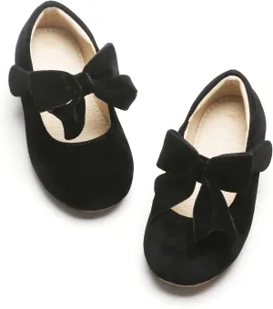 Kiderence Little Toddler Girls Dress Shoes Ballerina Ballet Flats Kids Mary Janes