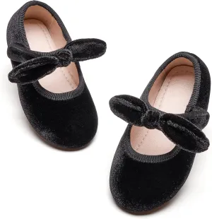 Kiderence Little Toddler Girls Dress Shoes Ballerina Ballet Flats Kids Mary Janes