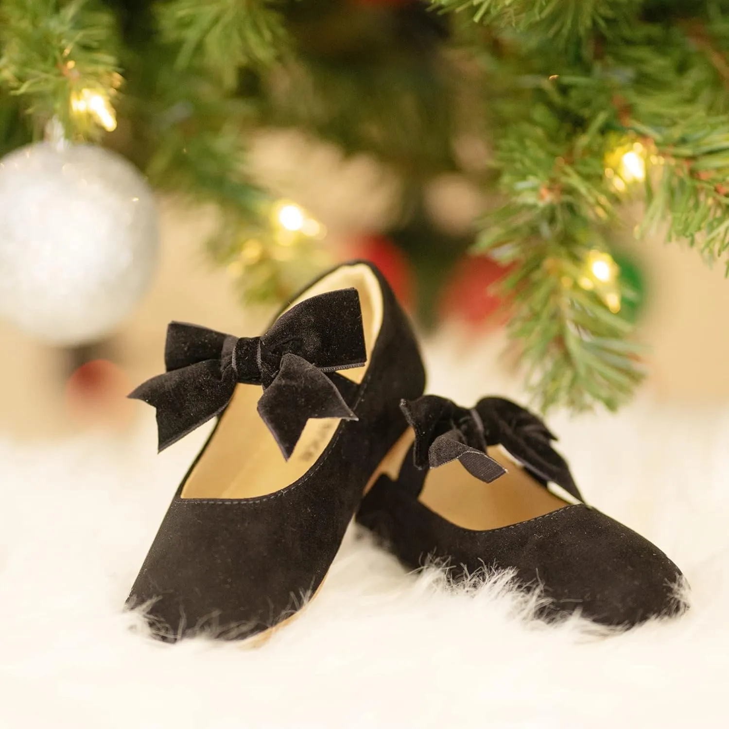 Kiderence Little Toddler Girls Dress Shoes Ballerina Ballet Flats Kids Mary Janes