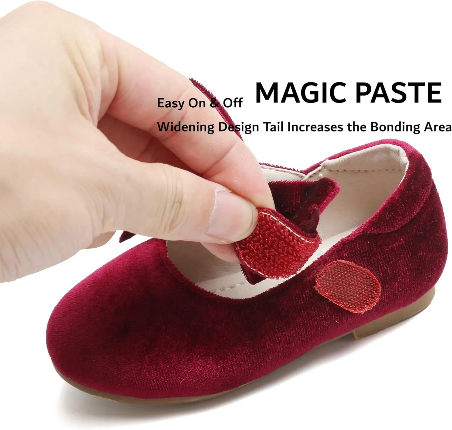 Kiderence Little Toddler Girls Dress Shoes Ballerina Ballet Flats Kids Mary Janes