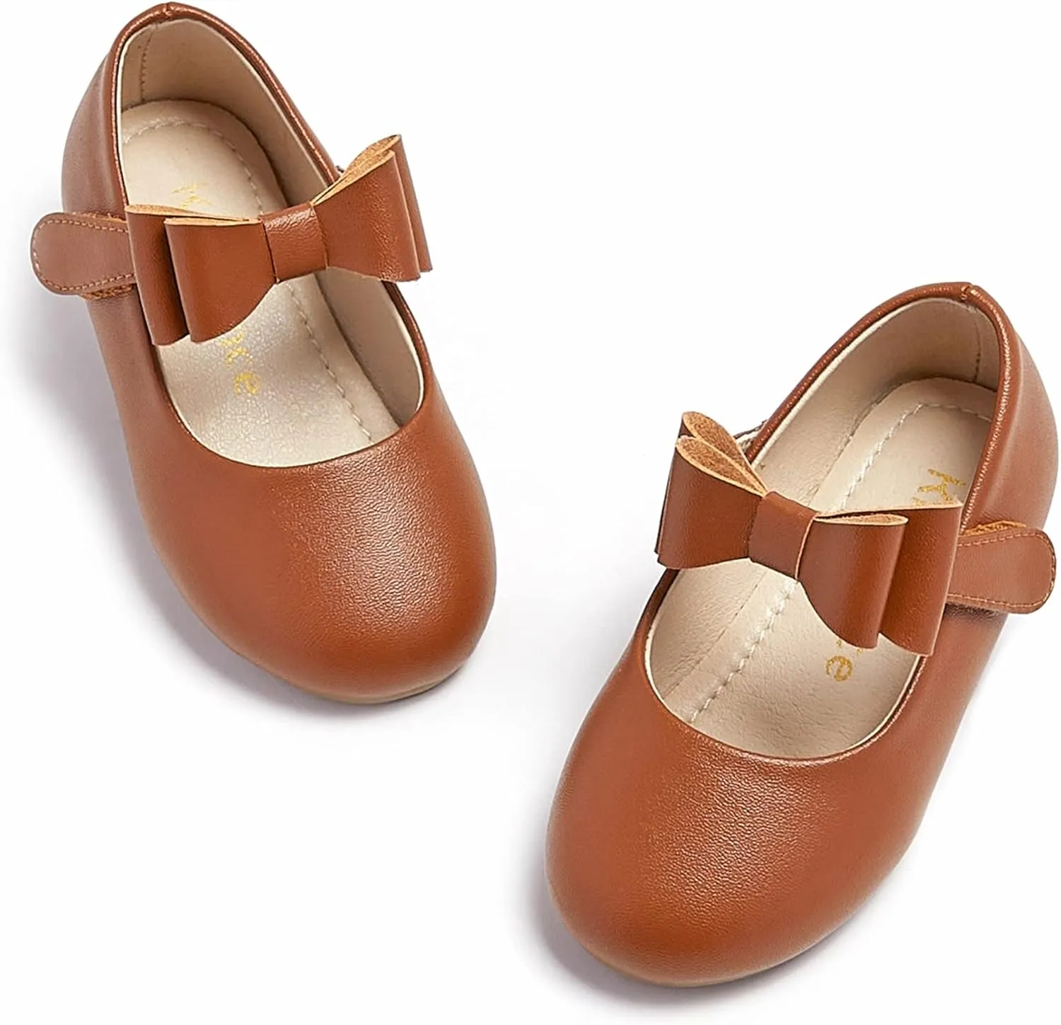 Kiderence Toddler Girls Dress Shoes Little Kids Mary Janes Ballet Flats Toddler