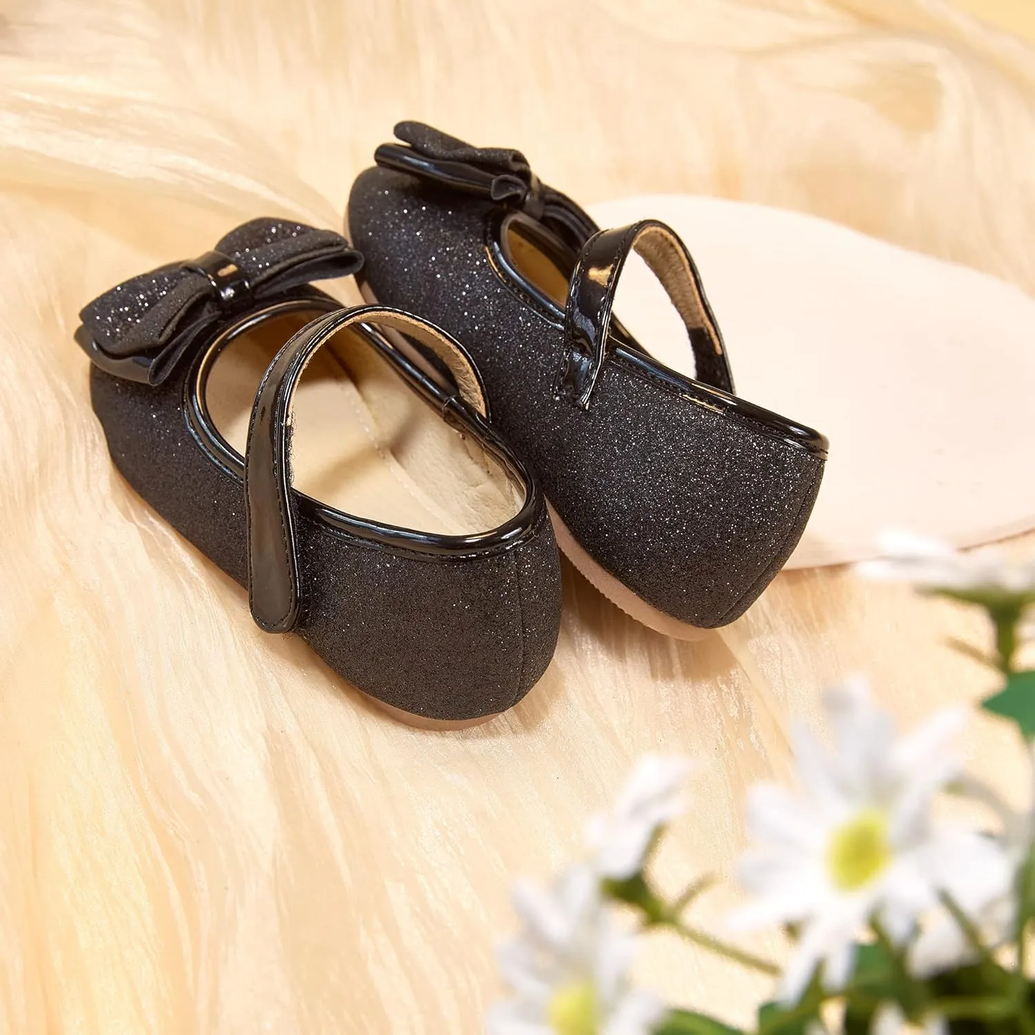 Kiderence Toddler Girls Dress Shoes Little Kids Mary Janes Ballet Flats Toddler