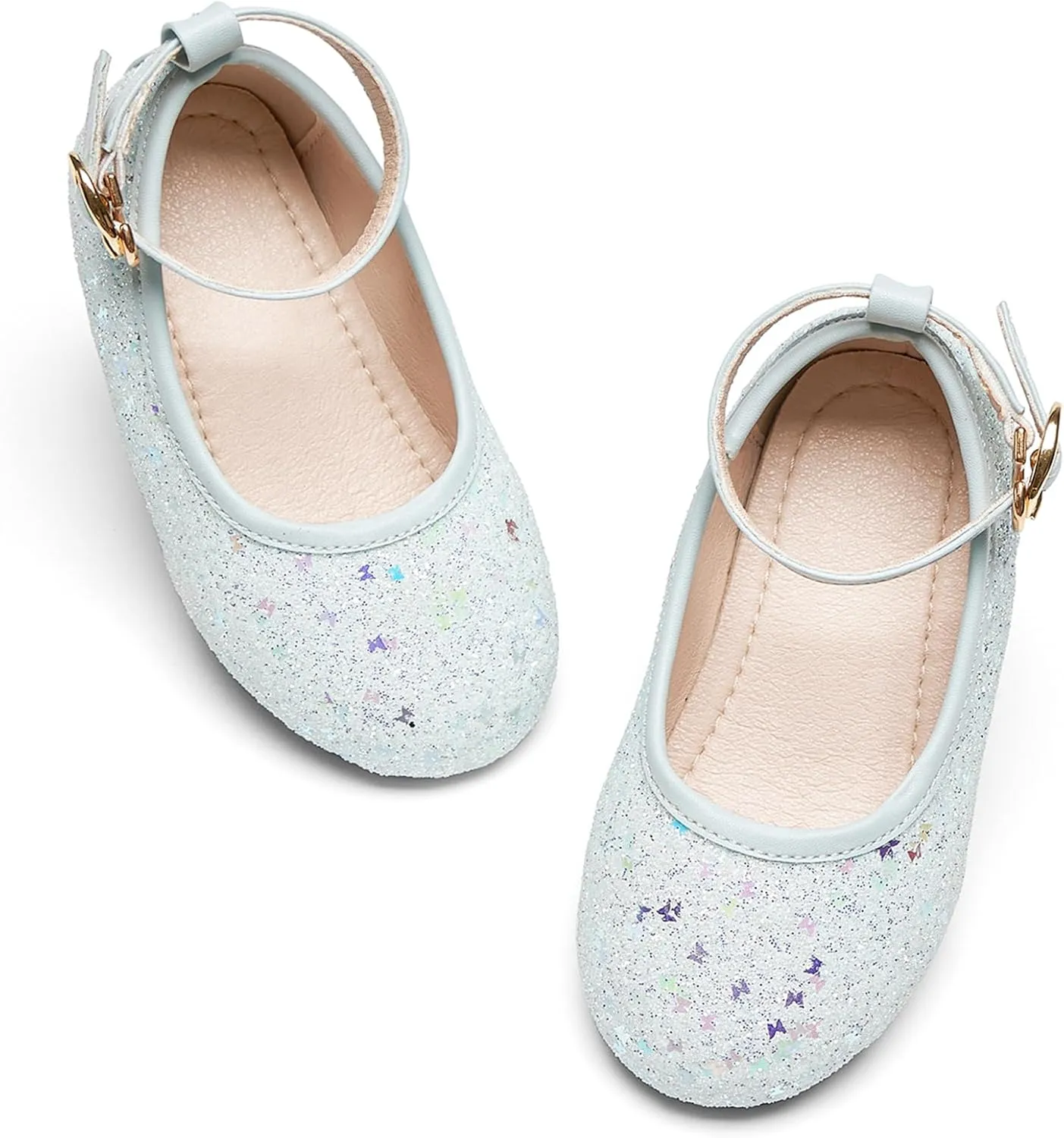 Kiderence Toddler Girls Dress Shoes Little Kids Mary Janes Ballet Flats Toddler