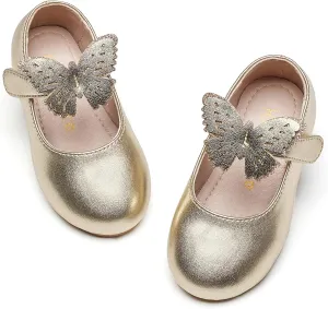 Kiderence Toddler Girls Dress Shoes Little Kids Mary Janes Ballet Flats Toddler