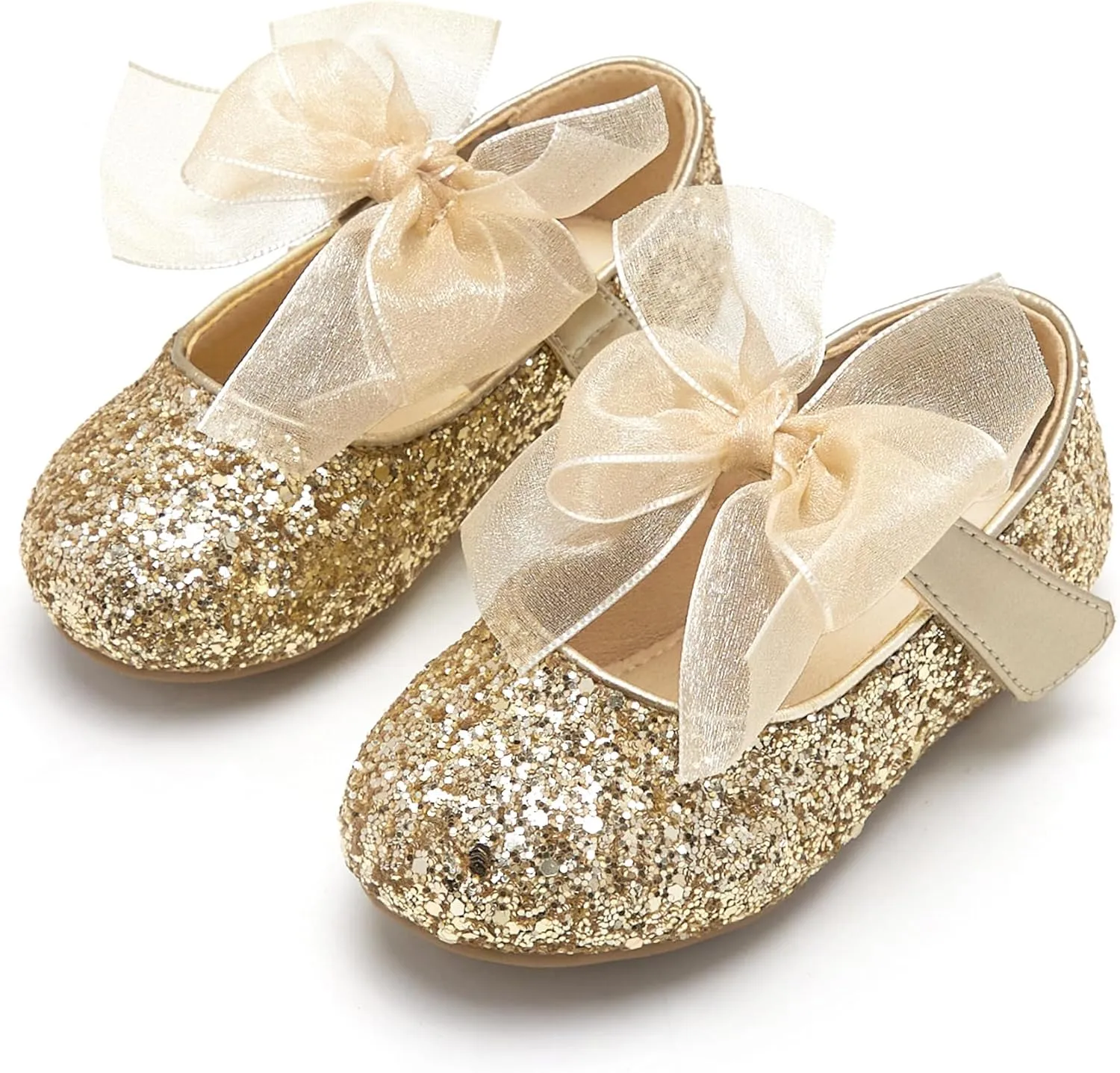Kiderence Toddler Girls Dress Shoes Little Kids Mary Janes Ballet Flats Toddler