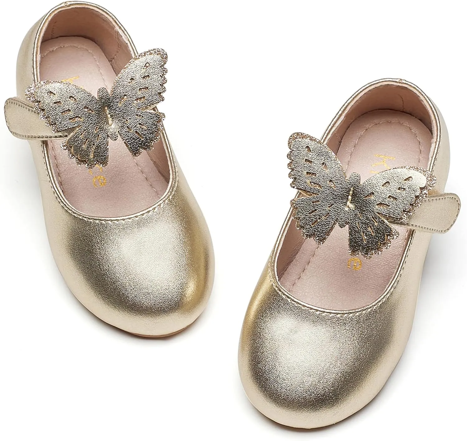 Kiderence Toddler Girls Dress Shoes Little Kids Mary Janes Ballet Flats Toddler