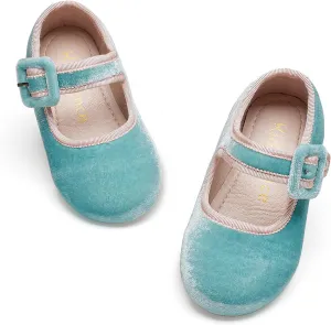 Kiderence Toddler Girls Dress Shoes Little Kids Mary Janes Ballet Flats Toddler