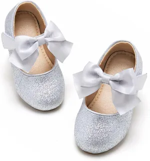 Kiderence Toddler Girls Dress Shoes Little Kids Mary Janes Ballet Flats Toddler
