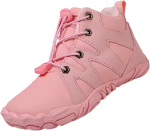 Kids 𝐖aterproof Barefoot Boots Boys Girls Winter Warm Winter Shoes Boots Wide Toe Highly Elastic Non-Slip Shoes
