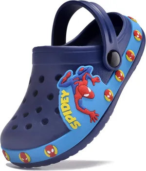 Kids Boys Cartoon Clogs Slippers Cute Toddlers Slip On Boys and Girls Lightweight Beach Pool Sandals