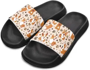 Kids Slides Slipper Anti Slip Open Toe Summer Beach Sandals for Boys Girls Soft and Comfy