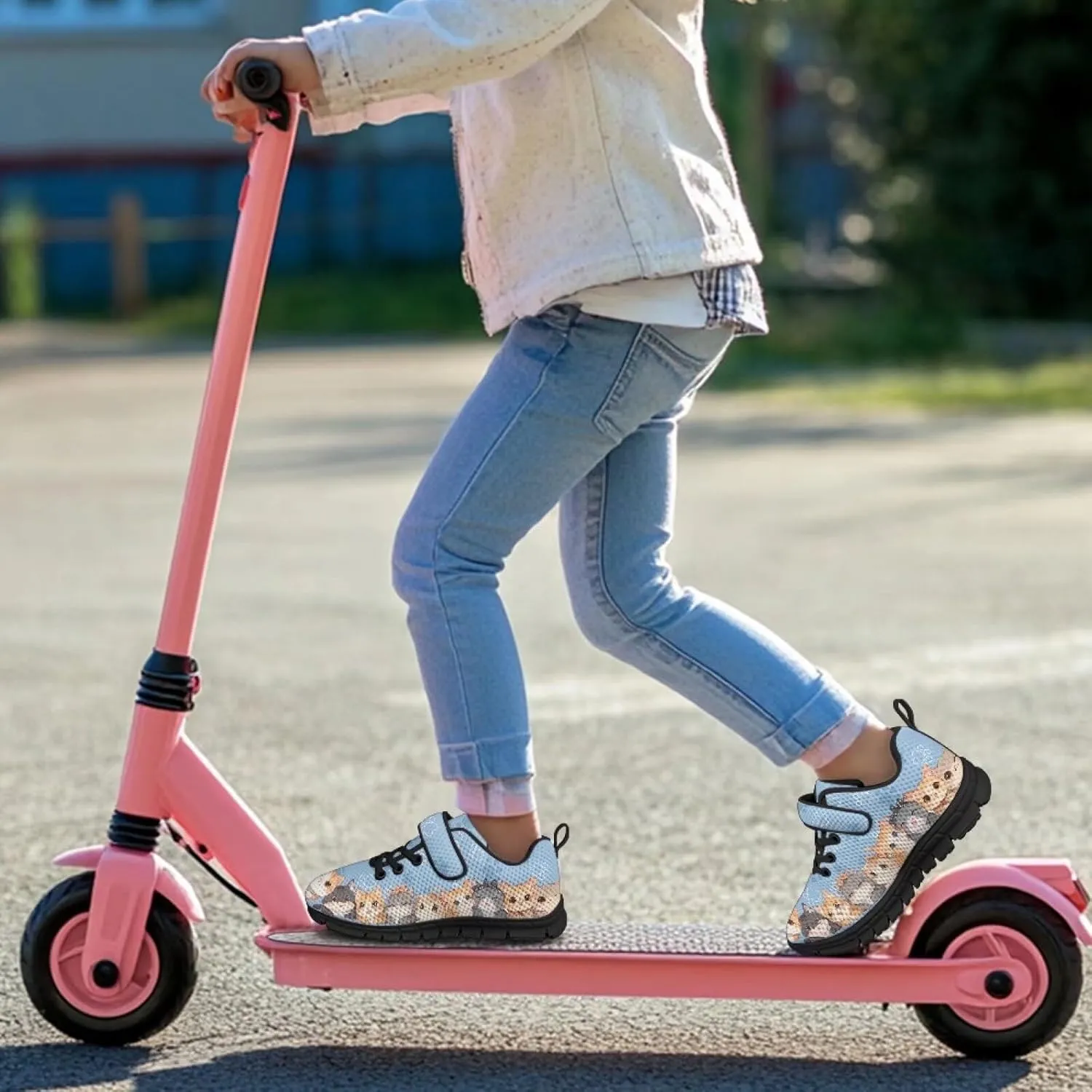 Kids Sneakers Girls Tennis Outdoor Activity Design