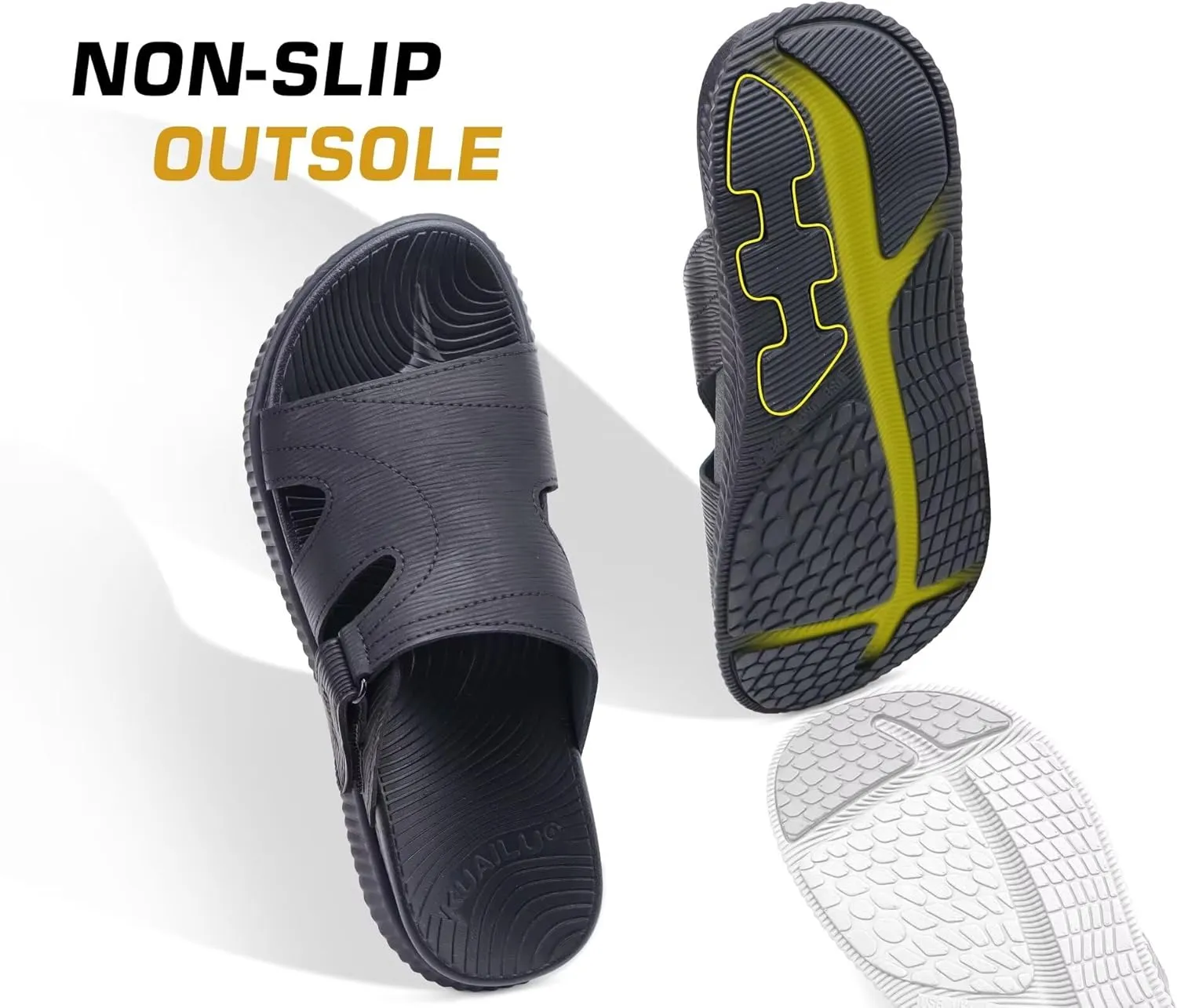 KuaiLu womens Womens Orthopedic Slides Sandals