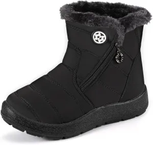 KVbabby Girls' Boys' Snow Boots Winter Boots Ankle Boots Kids Boots Warm Fur Anti-Slip