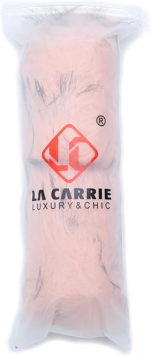 LA CARRIE Women Faux Fur Plush Leg Warmers Short Furry Fuzzy Leg Cuffs Girls Winter Knitted Boot