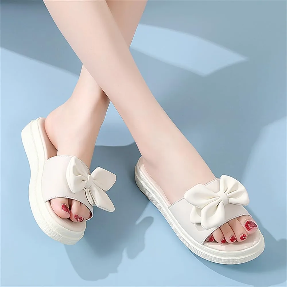 Ladies Platform Sandals - Casual Fashion Wedge Summer Beach Shoes - Comfortable Lightweight Slippers - Z Shape Ladies Rhinestone Wedge Sandals