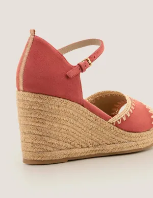 Layla Espadrilles mit Keilabsatz-Rot
