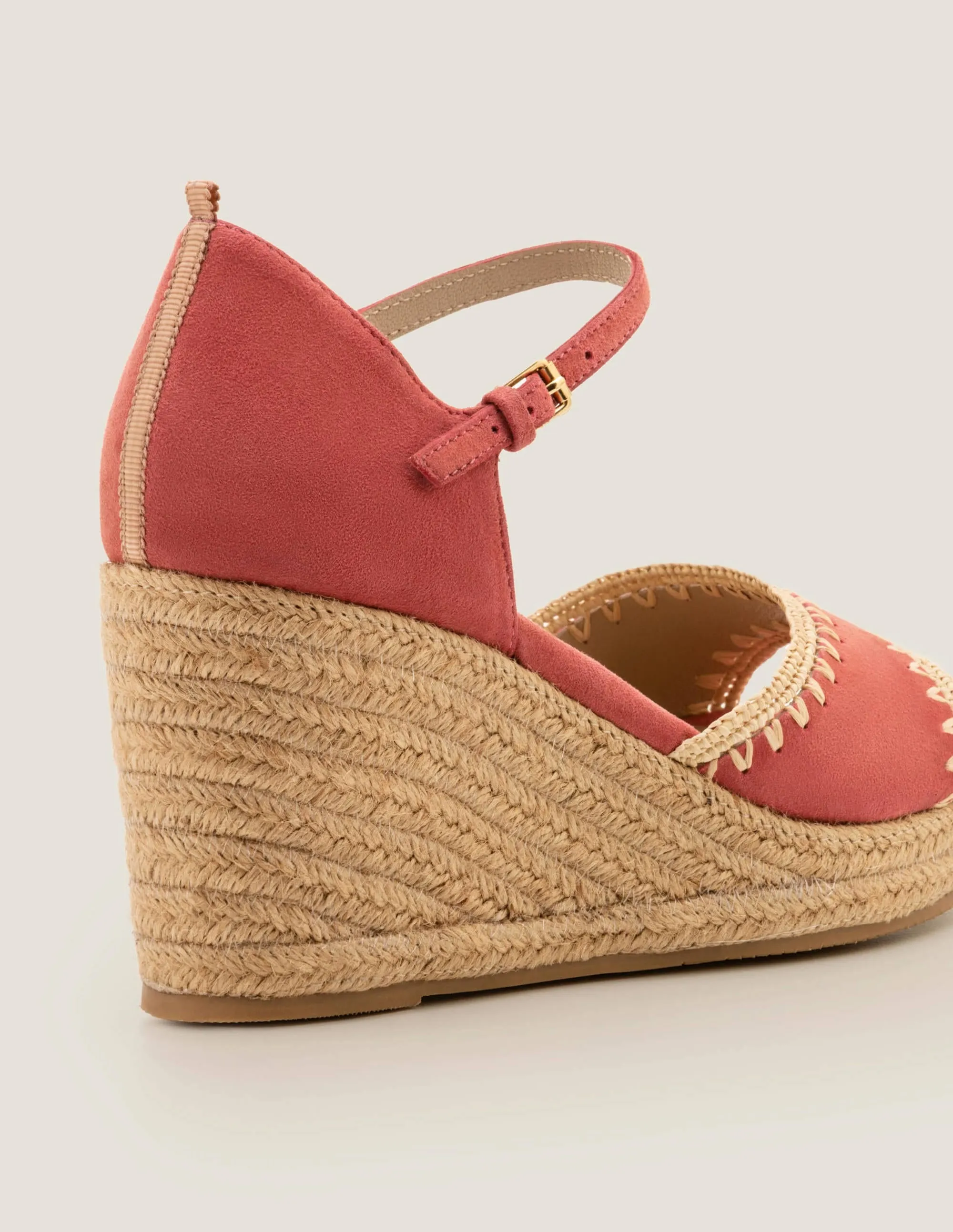 Layla Espadrilles mit Keilabsatz-Rot