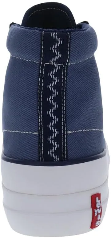 Levi's Mens LS1 Canvas and Suede Hightop Casual Sneaker Shoe